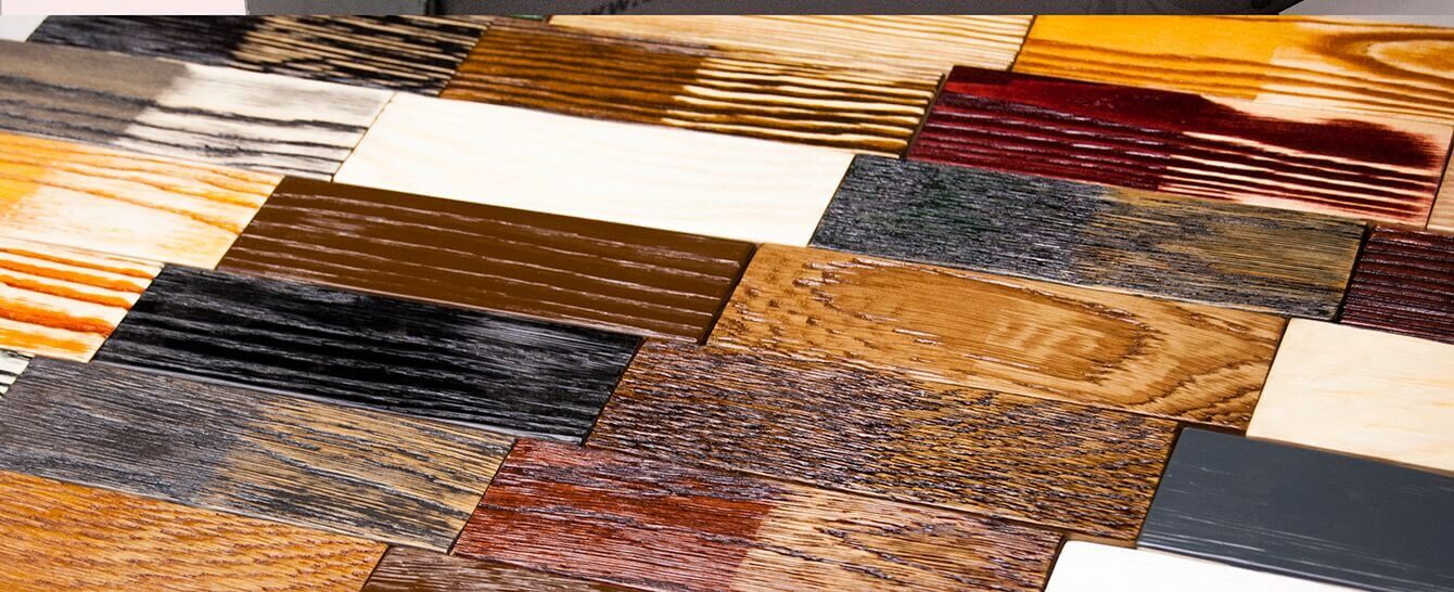 Rustic wood samples